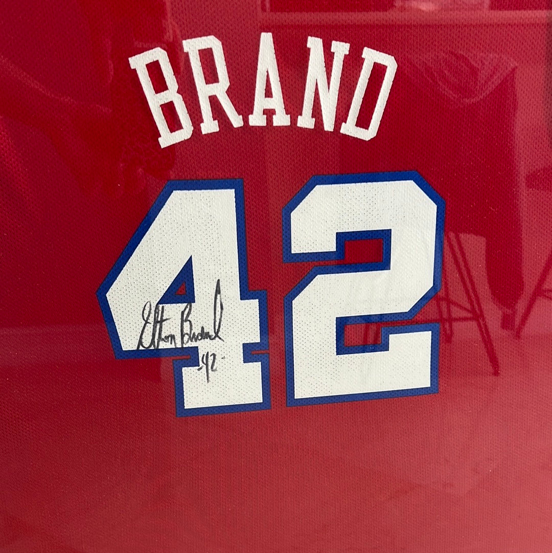 Autographed - Elton Brand - LA Clippers Jersey