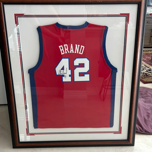 Autographed - Elton Brand - LA Clippers Jersey