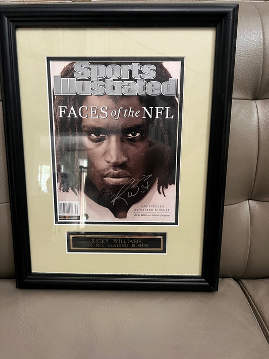 Ricky Williams Signed Sports Illustrated